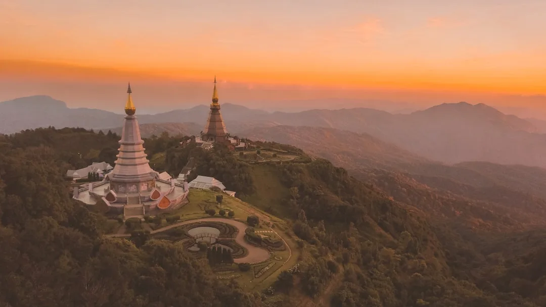 Thailand di komunitas togel - Chiang Mai temple landscape Thailand